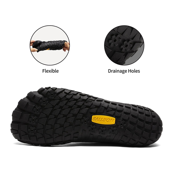 Women Water Shoes for Beach, Lake & More - BLACK DARK GREY - 4